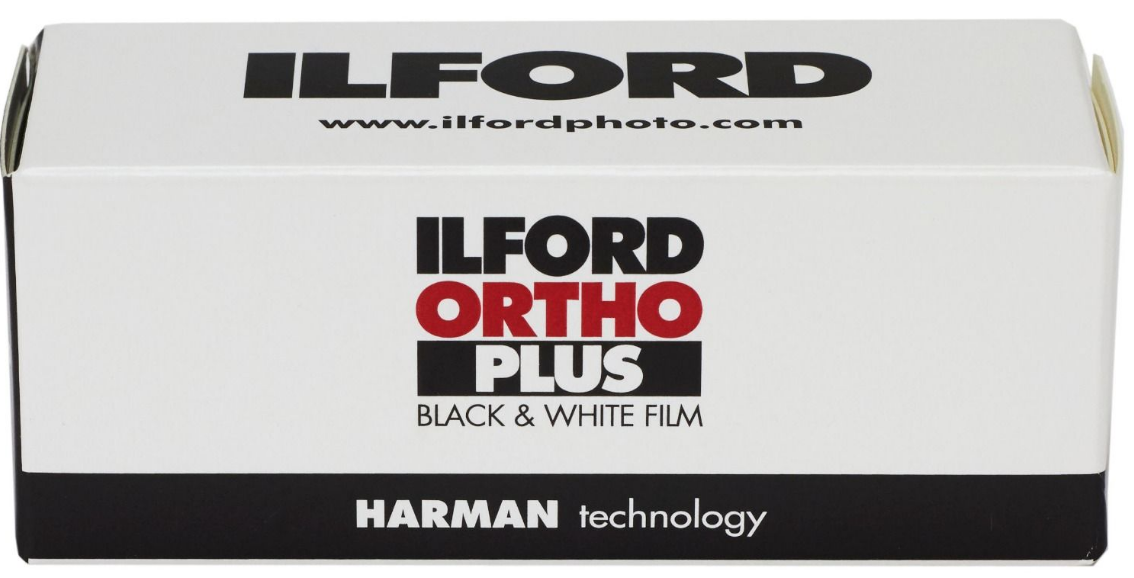 Ilford Ortho Plus Black & White Negative Film, 120 Format Roll