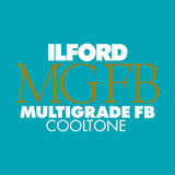 Ilford MGFB Multigrade Fiber Base, Cooltone Glossy (MGFBCT1K) 20" x 24" / 50 Sheets