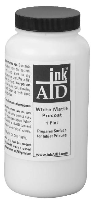 InkAID PreCoating for Ink Jet, White Matte, Pint