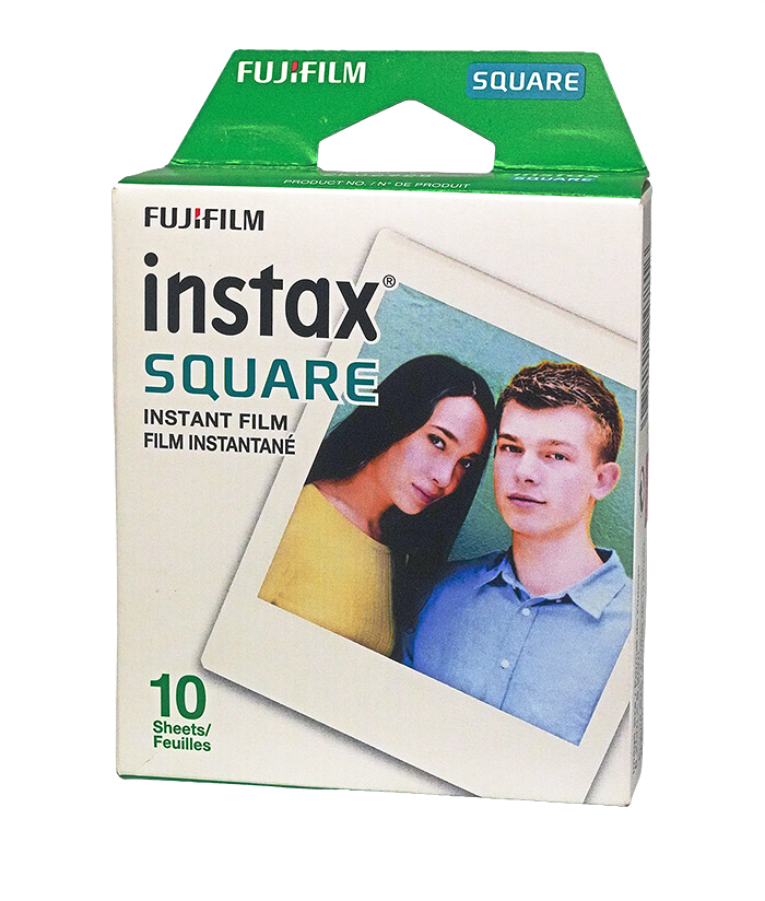 Fujifilm Instax Square, Instant Print Film, 10 Exposures, Cold-Stored, Dated 07/2020