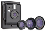 Lomo Instant Camera, for Instant Prints, Black, Deluxe