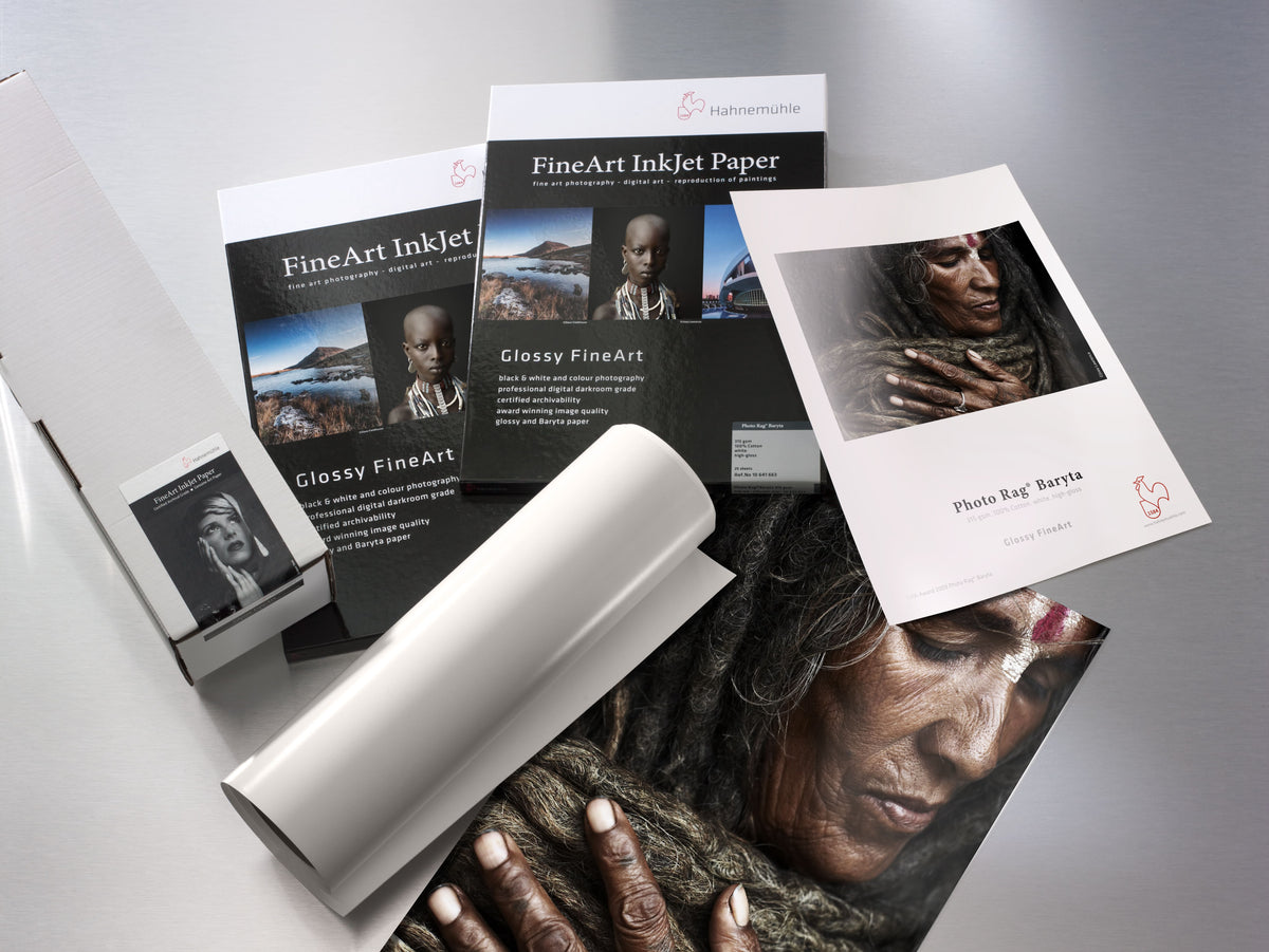 Hahnemuhle Photo Rag Baryta Paper 315 gsm 44" x 39 foot Roll