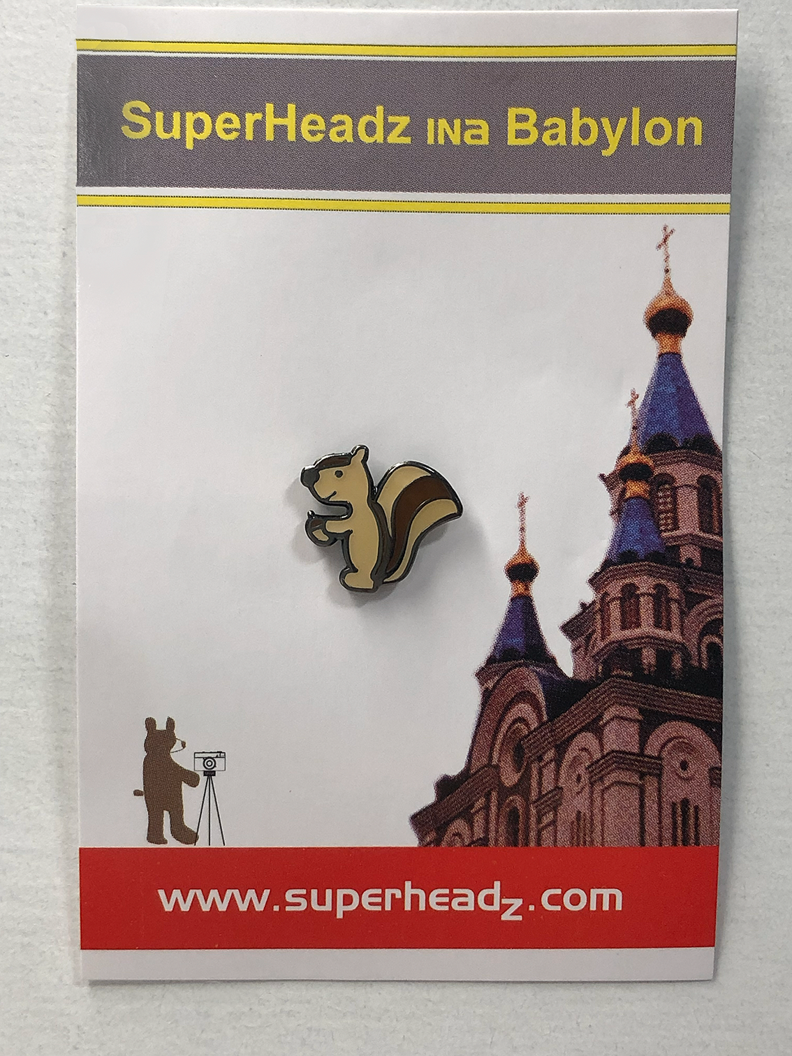 Powershovel Squirrel Pin