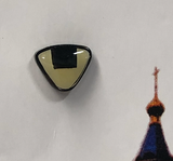 Powershovel White Triangle Pin