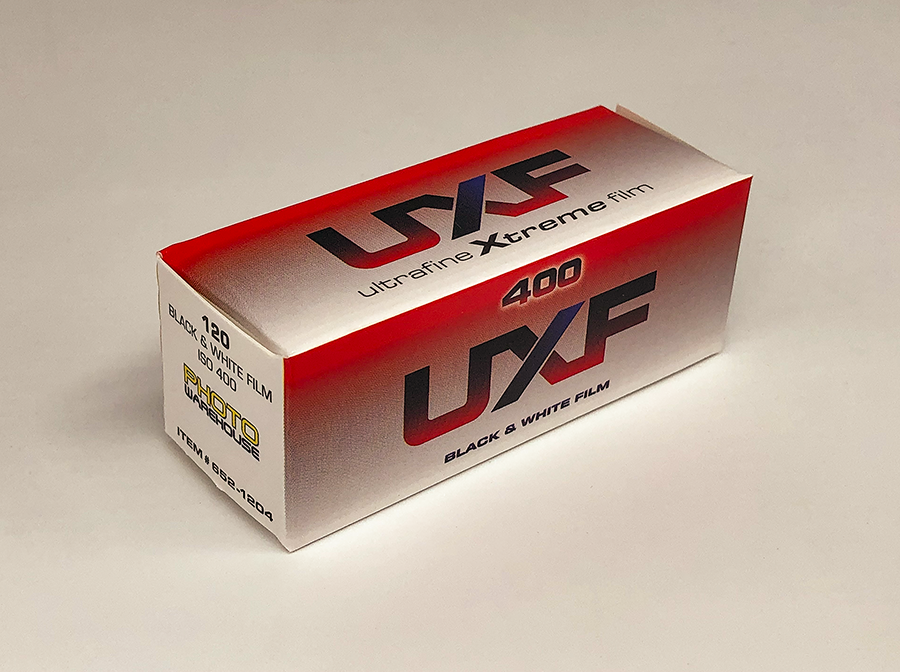 Ultrafine Xtreme UXF, Black & White Film, ISO 400, 120 Format