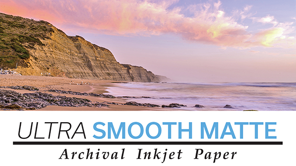 Ultrafine Smooth Natural Matte, Archival Fine Art Paper, 320 gsm, 17" x 22" x 20