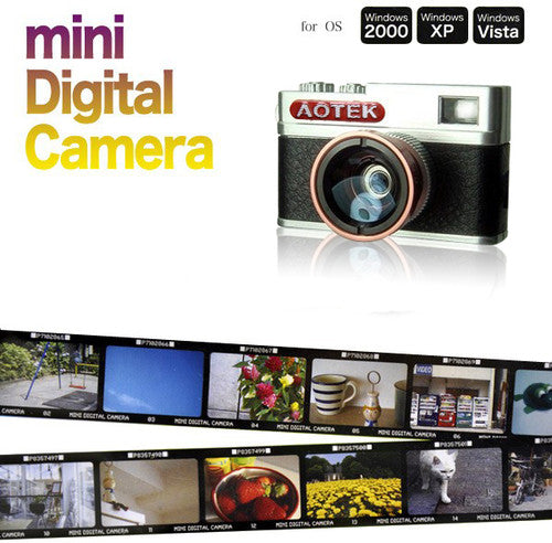 Aotek A8 Mini Retro 5MP Digital DV Camera (Chobi CAM) "Little Leica"