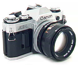Canon AE-1, 35mm Camera, with 50mm Lens —Student Camera —Used