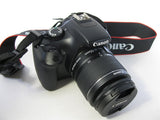 Canon EOS Rebel T3 (1100D) 12.2 MP DSLR Camera —Black (Kit w/ EF-S IS II 18-55mm Lens) USED