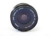 Canon FD Mount 28 mm F2.8 S.C. Wide Angle Lens, Used