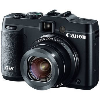 Canon PowerShot G16 Digital Camera - Refurbished