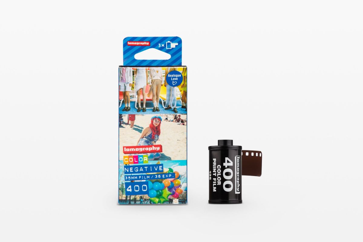 Lomography 35mm ISO 400, Color Print Film, 3-Pack
