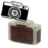 Decole Poulain Retro Camera Rubber Stamp