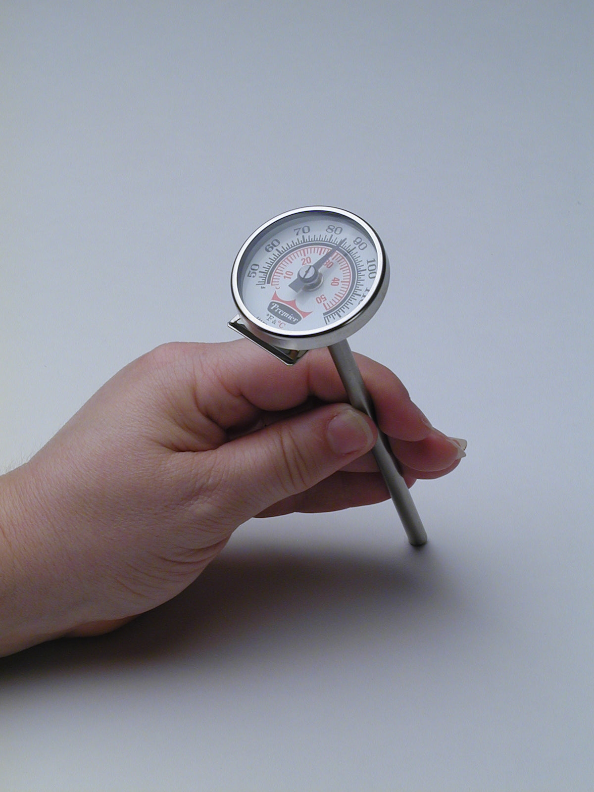 Dial Thermometer, 1.5" Dial Face, Dot Line