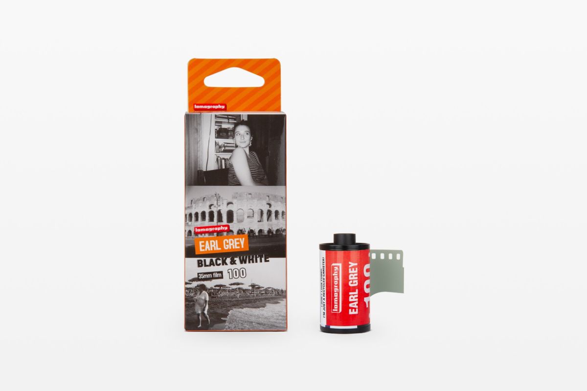 Lomography Earl Grey, ISO 100, 35mm, 36 exp, B&W Film — 3-Pack