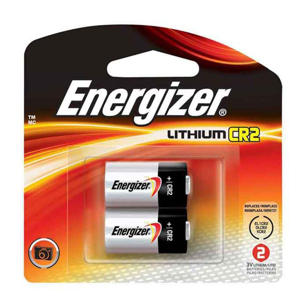 Energizer Lithium CR2 Battery 3V, 2 Pack