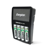 Energizer Max NiMH Charger with 4 AA 2300 mAh Rechargable Energizer Batteries