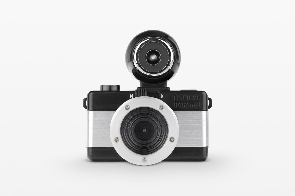 Lomography Fisheye Baby, 110 Format, Metal Black