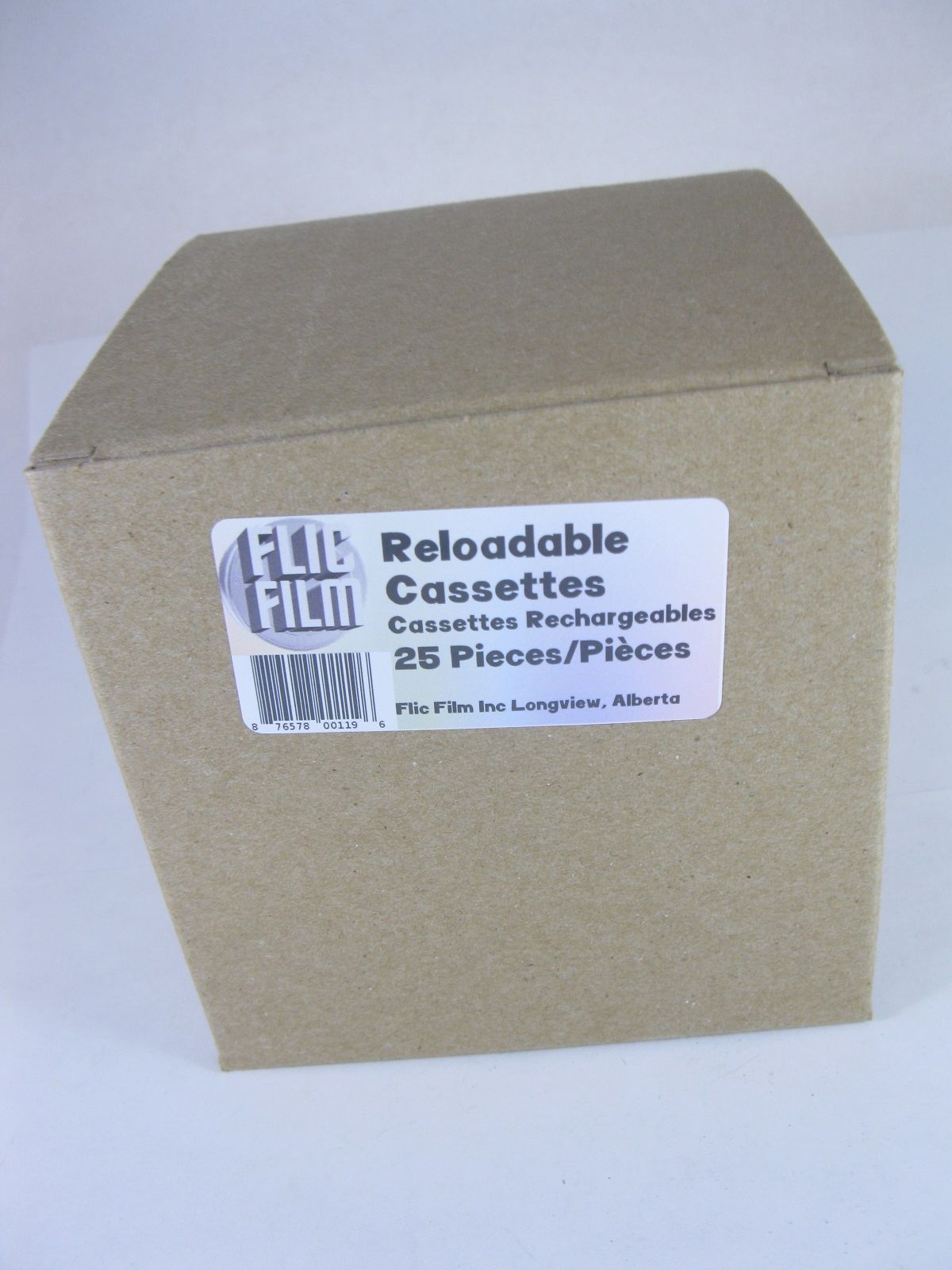 Reloadable 35mm Cartridges, Split with Core Reel, 25 Piece, by Flic Film