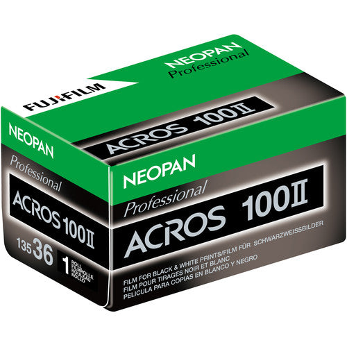 Fuji Neopan Acros II 100, 35mm x 36 exp Black and White Film