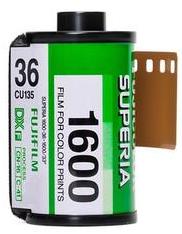 Fujicolor Superia Press 1600, ISO 1600, 35mm 36 exp Color Print Film