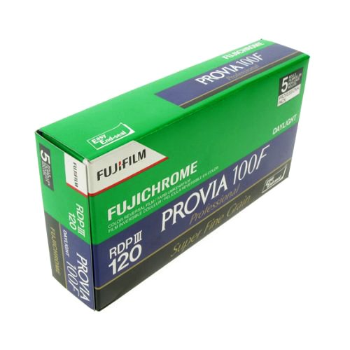 Fujichrome RDP-III 100F Provia 120 Format - 05/2012 Dated, 5 Pack Special