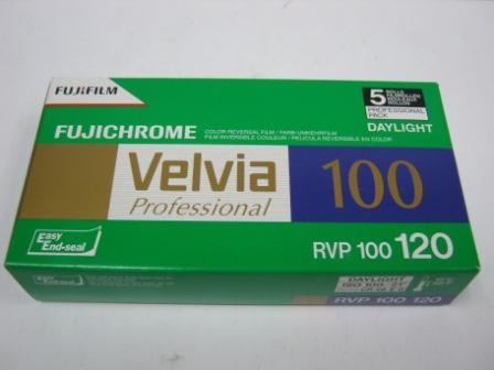 Fujifilm Pro RVP-III 100 Velvia, 120 Format - 5 Pack Special