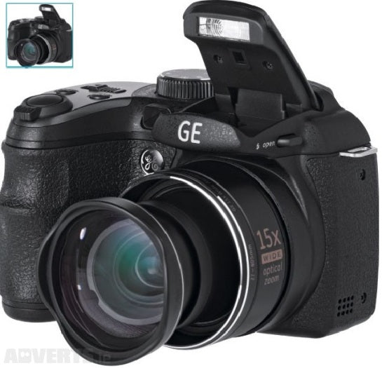 GE X-400 (HZ15) Power Pro Series 14.1 MP Digital Camera with 15X Optical Zoom