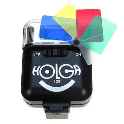 Holga 12S Color Flash Black