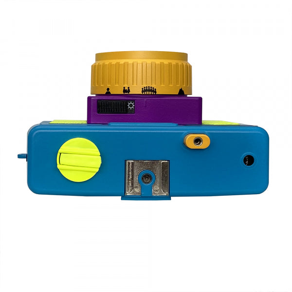 Holga 135FC 35mm Film Camera with flash - Retro Neon