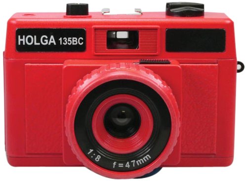 Holga Holgaglo, Glow in the Dark 35mm Camera, Red, 135BC