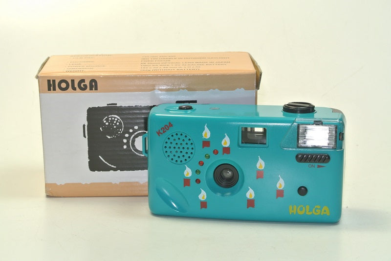 Holga K-204 35mm Original Teal Blue Noise Making Film Camera