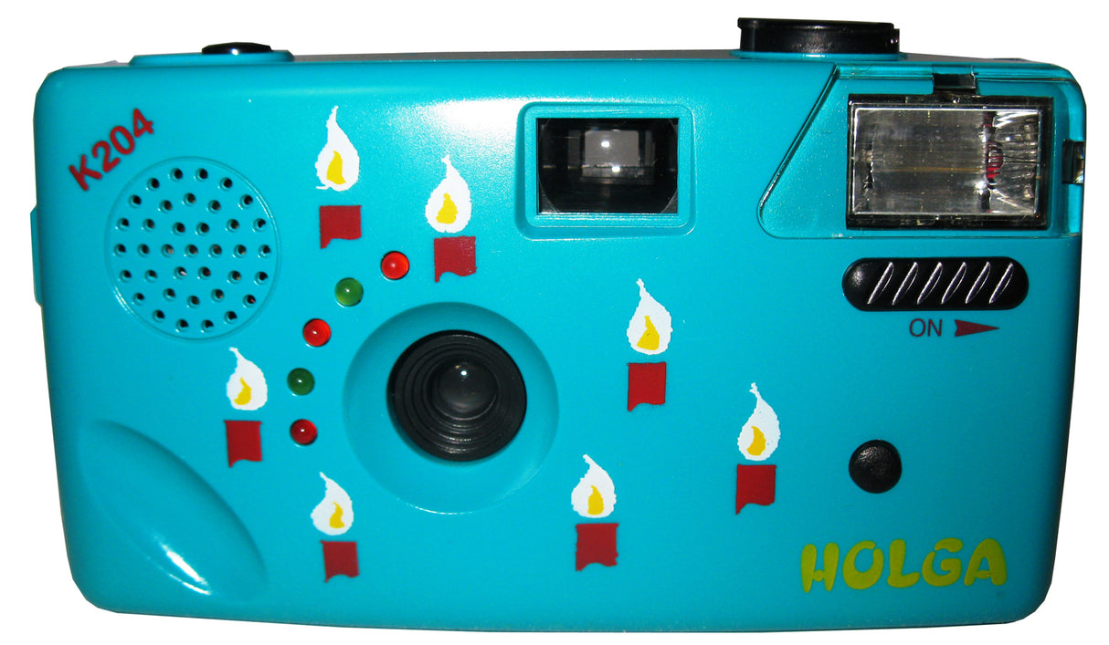 Holga K-204 35mm Original Teal Blue Noise Making Film Camera