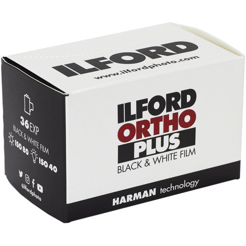 Ilford Ortho Plus Black & White Negative Film, 35mm x 36 exp