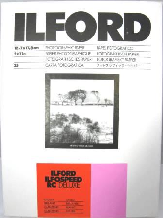 Ilfospeed RC Deluxe 5x7" 25 Sheets Pearl Grade 3