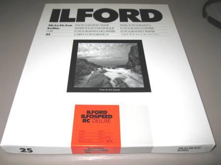 Ilfospeed RC Deluxe Enlarging Paper - 8x10" 25 Sheets Pearl Grade 2