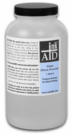 InkAID PreCoating for Ink Jet, Clear Gloss, Pint