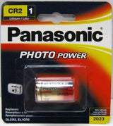 Panasonic Lithium CR2 Battery 3V, Singly or 5-Pack