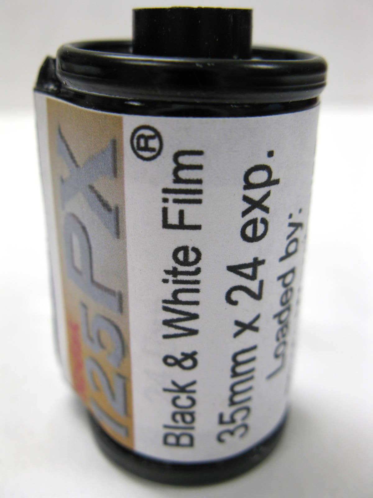 Kodak Plus-X 125 B & W Film, 35mm x 24 Exp., Loaded by Photo Warehouse