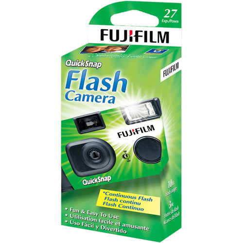 Fuji Quicksnap Flash, Single Use Camera, ISO 400 - 27 Exposure