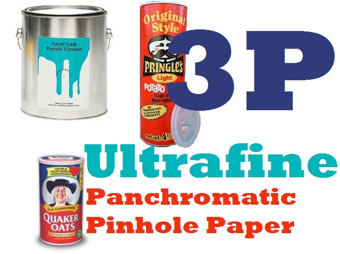 Ultrafine Panchromatic Pinhole Paper for Pinhole Exposure 4" x 5" / 100 sheets Pinhole Camera Size