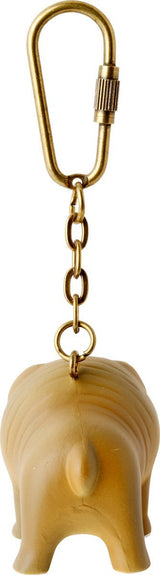 Bulldog Mini-animal Key Ring, Lisa Larson