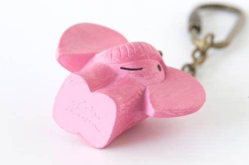 Elephant Mini-animal Key Ring, Lisa Larson