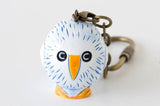 Owl/Bird Mini-animal Key Ring, Lisa Larson