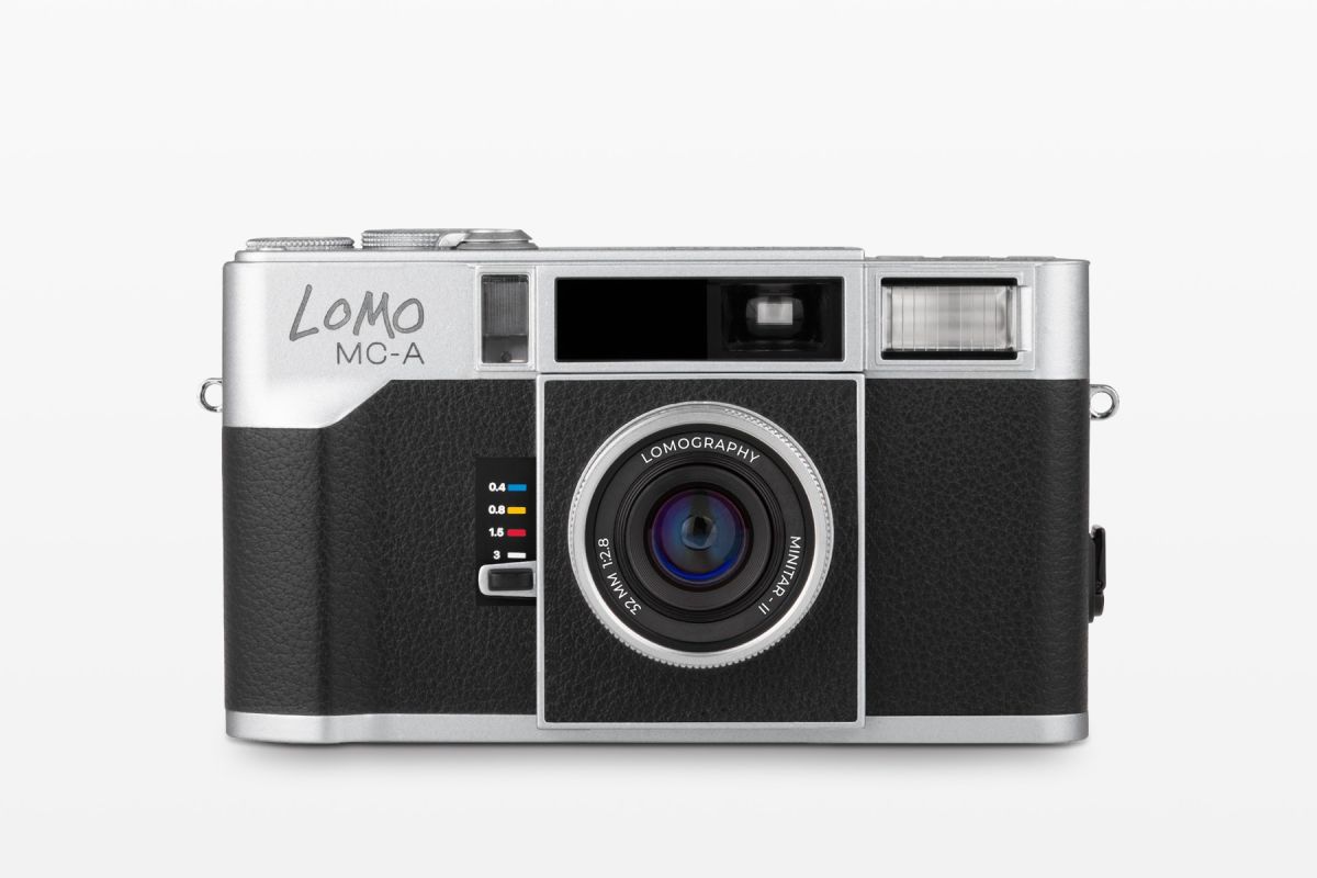 Lomography Lomo MC-A, 35 mm Film Camera, Silver