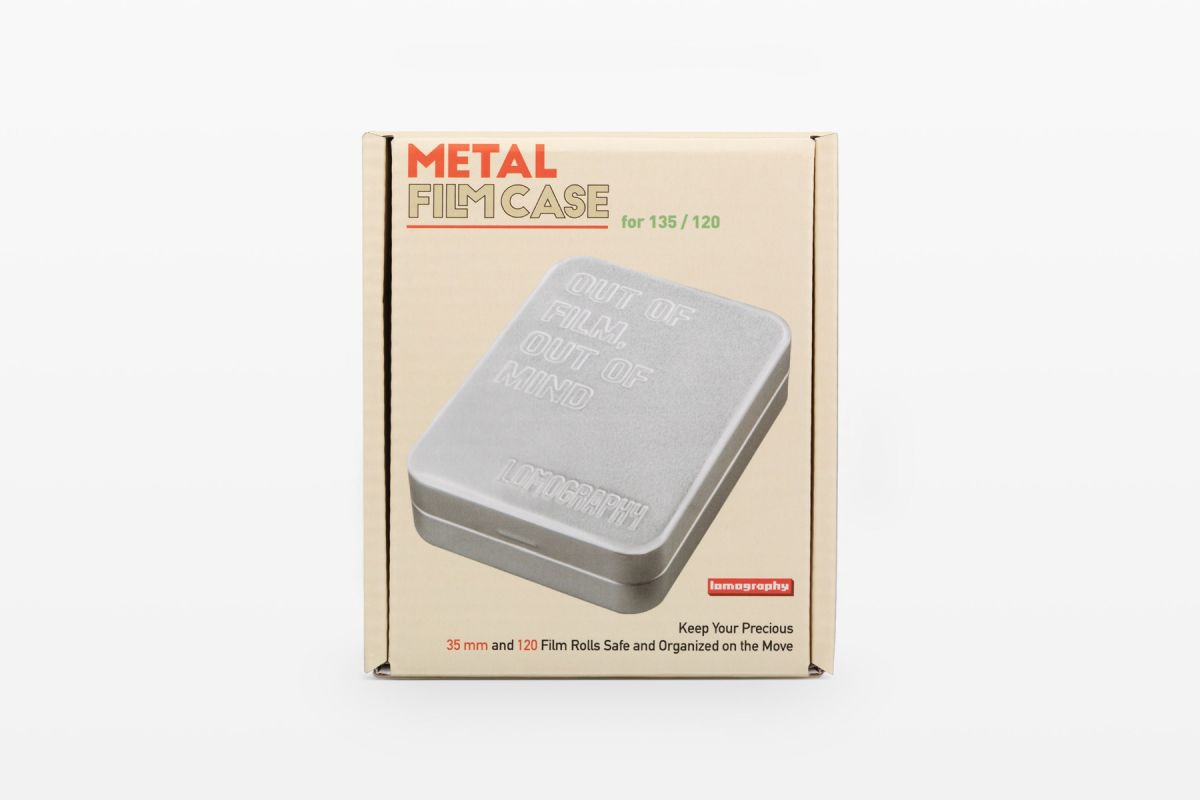 Lomography Metal Film Case for 35 mm or 120 Format Film - Fits 6 Rolls 35 mm; 4 Rolls 120