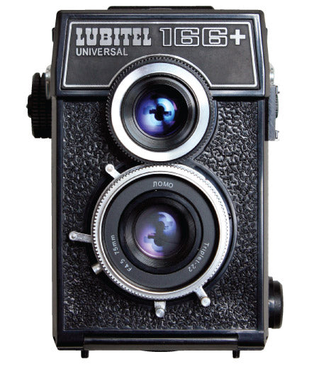 Lomographic 120 Lubitel 166+ TLR, w/Lubiken 35mm Back