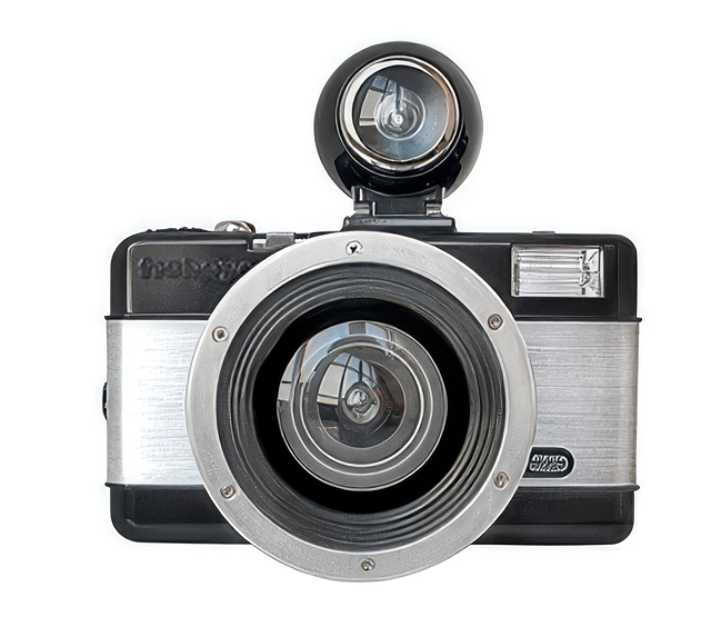 Lomography Fisheye No. 2 Camera, 35 mm 170 Degree Lens, Black/Metal Version