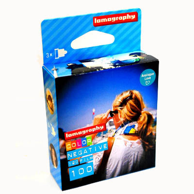 Lomography ISO 100 Fine Resolution Color Negative Film, 120 Format, 3 Pack