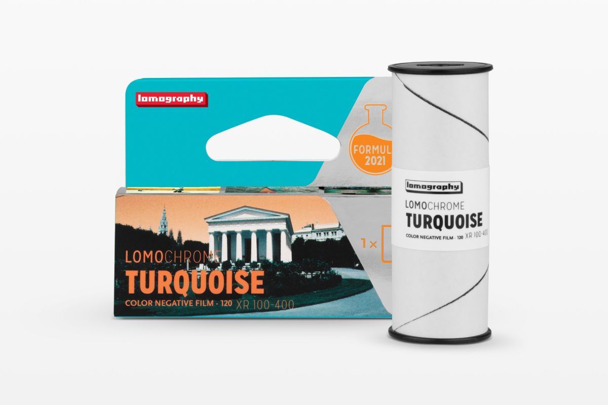Lomography 2021 LomoChrome Turquoise, 120 Format, ISO 100–400 Color Film
